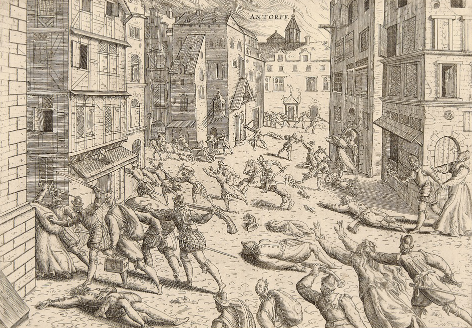 De Spaanse furie in de straten van Antwerpen, 4 november 1576