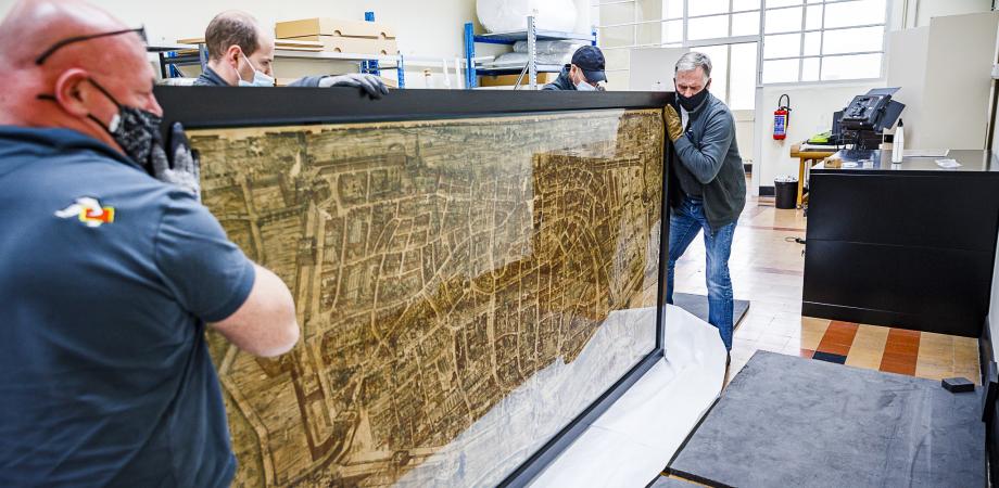 Verhuis van Antverpia naar Museum Plantin-Moretus Verhuis van Antverpia naar Museum Plantin-Moretus